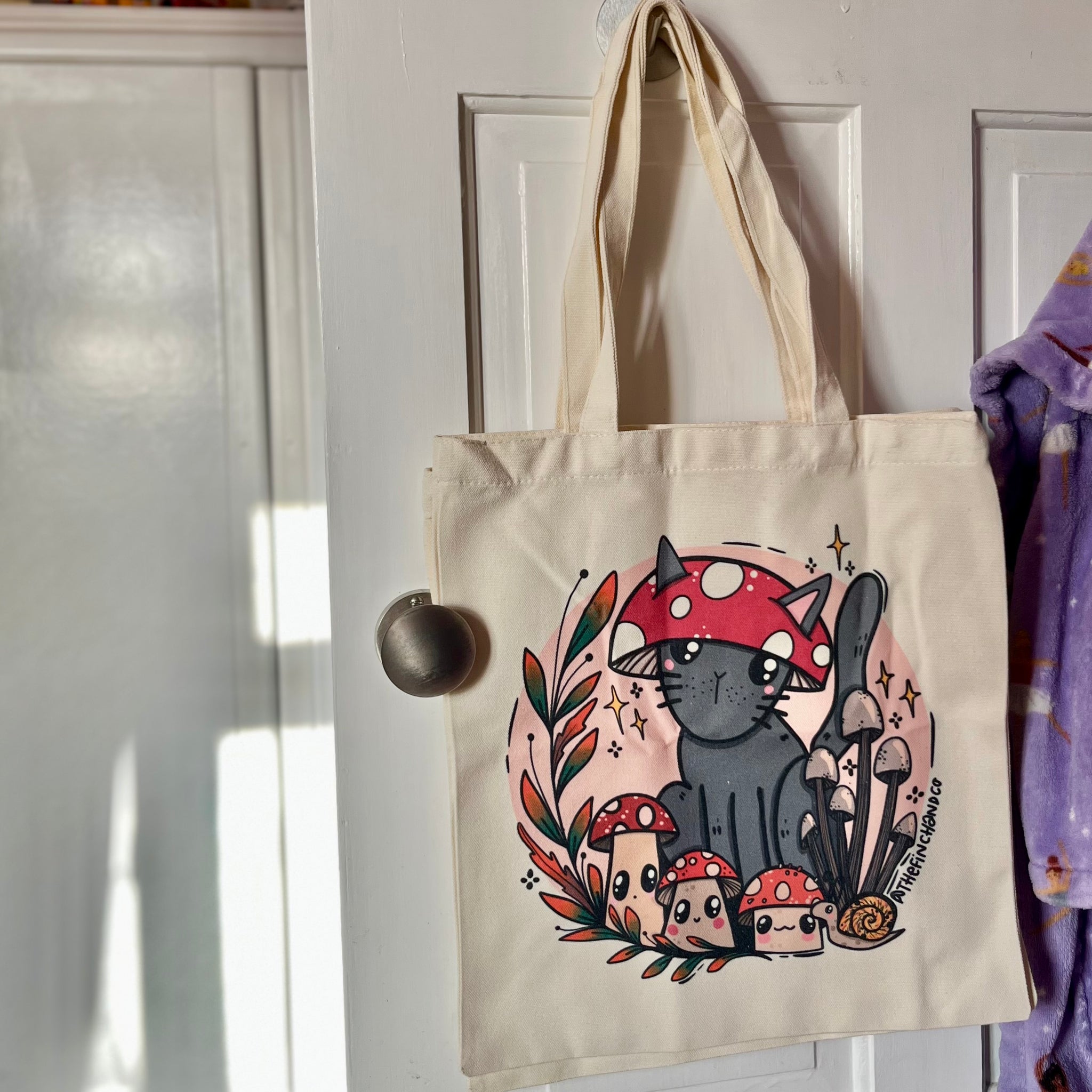 Mushie Cat Tote Bag