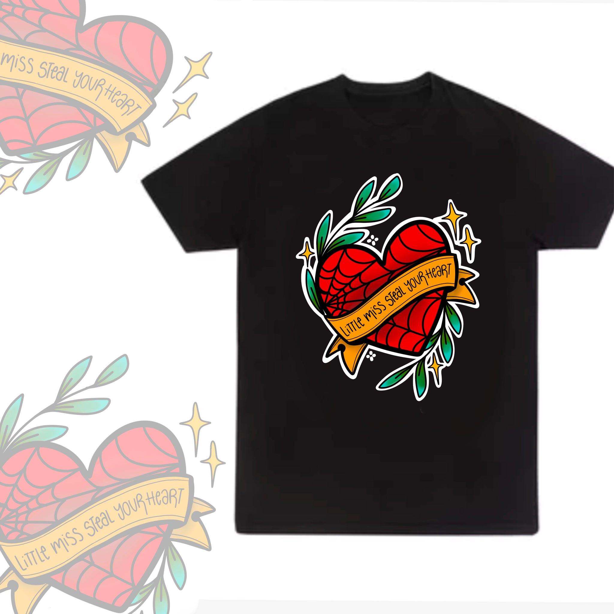 Little Miss Steal Your Heart kids Tee