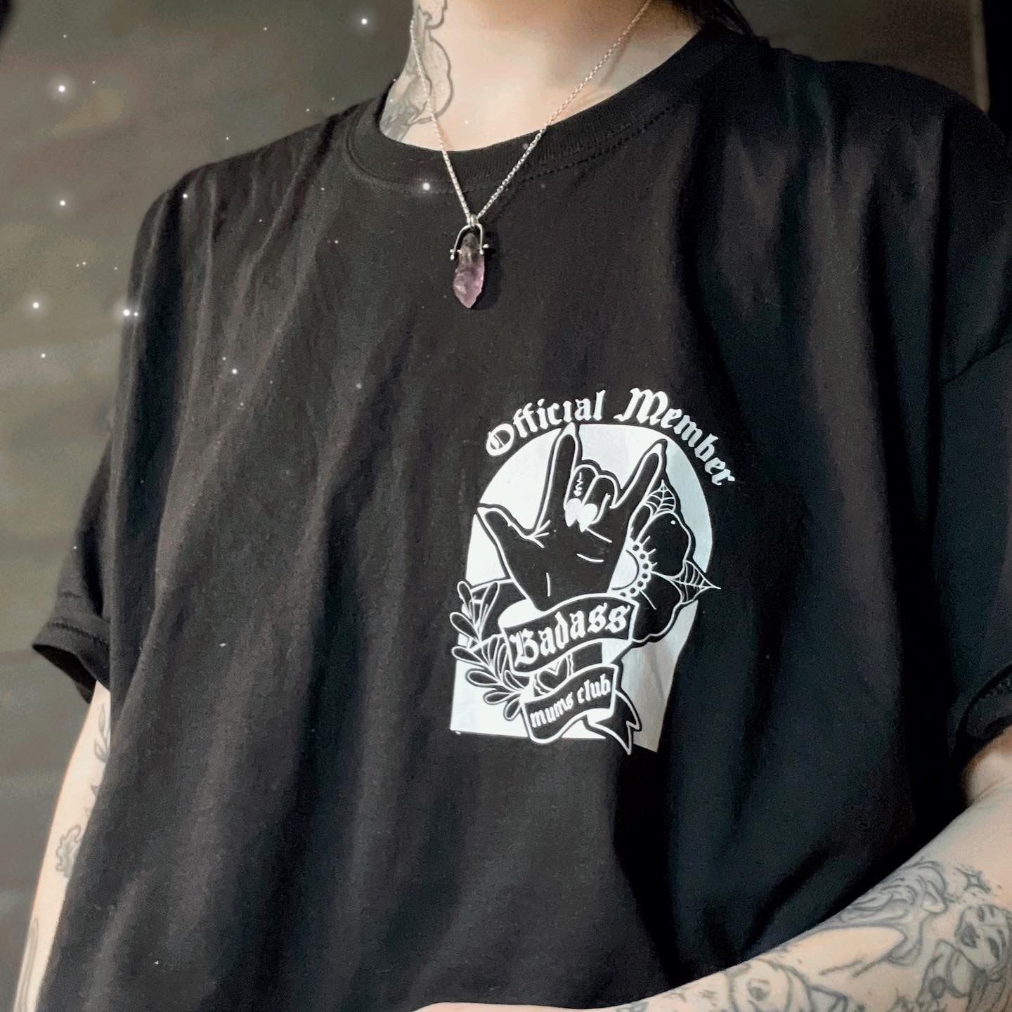 Rock Hand | Badass Mums Club Tee